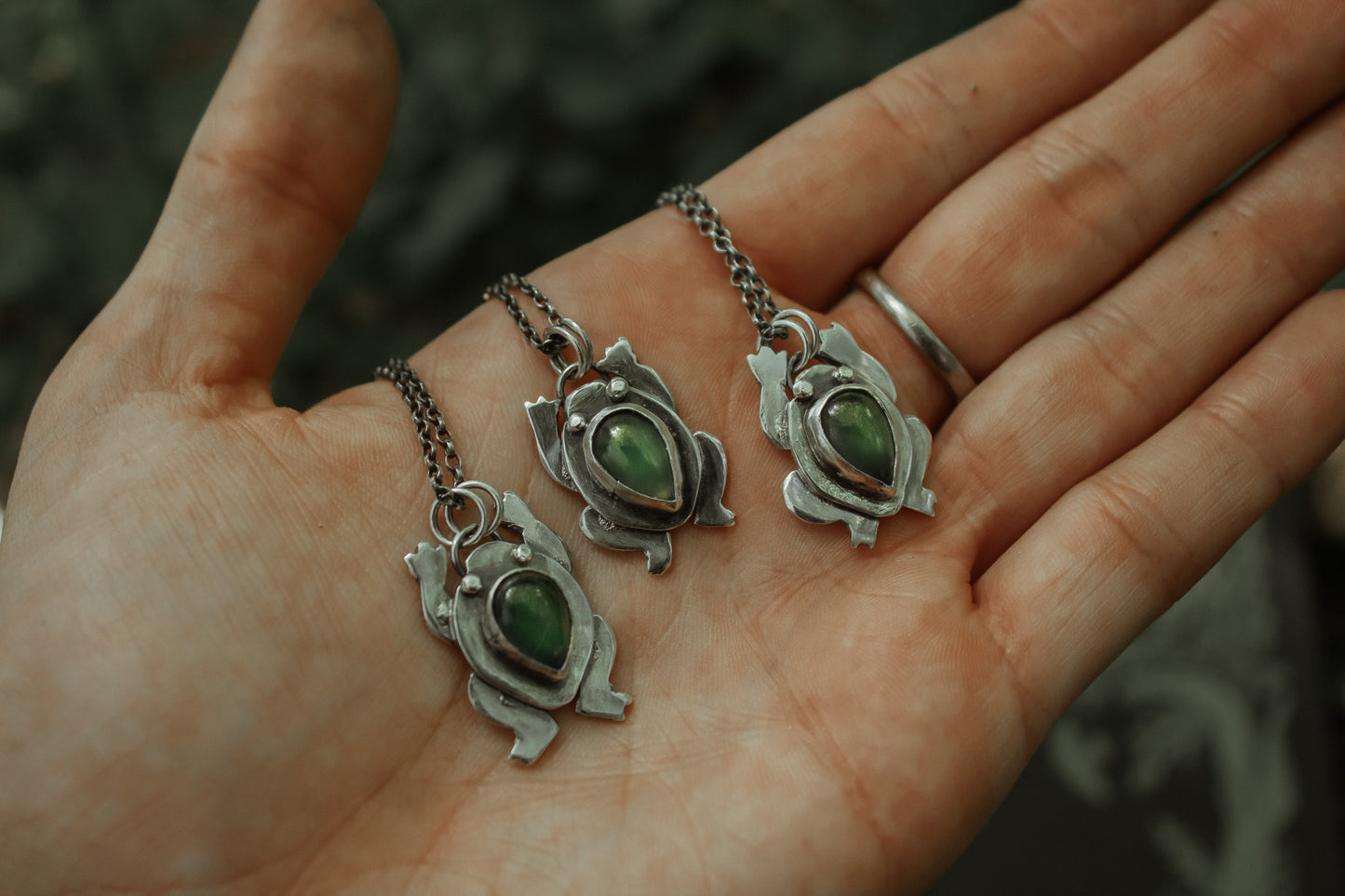 Frolicking Frog Necklaces