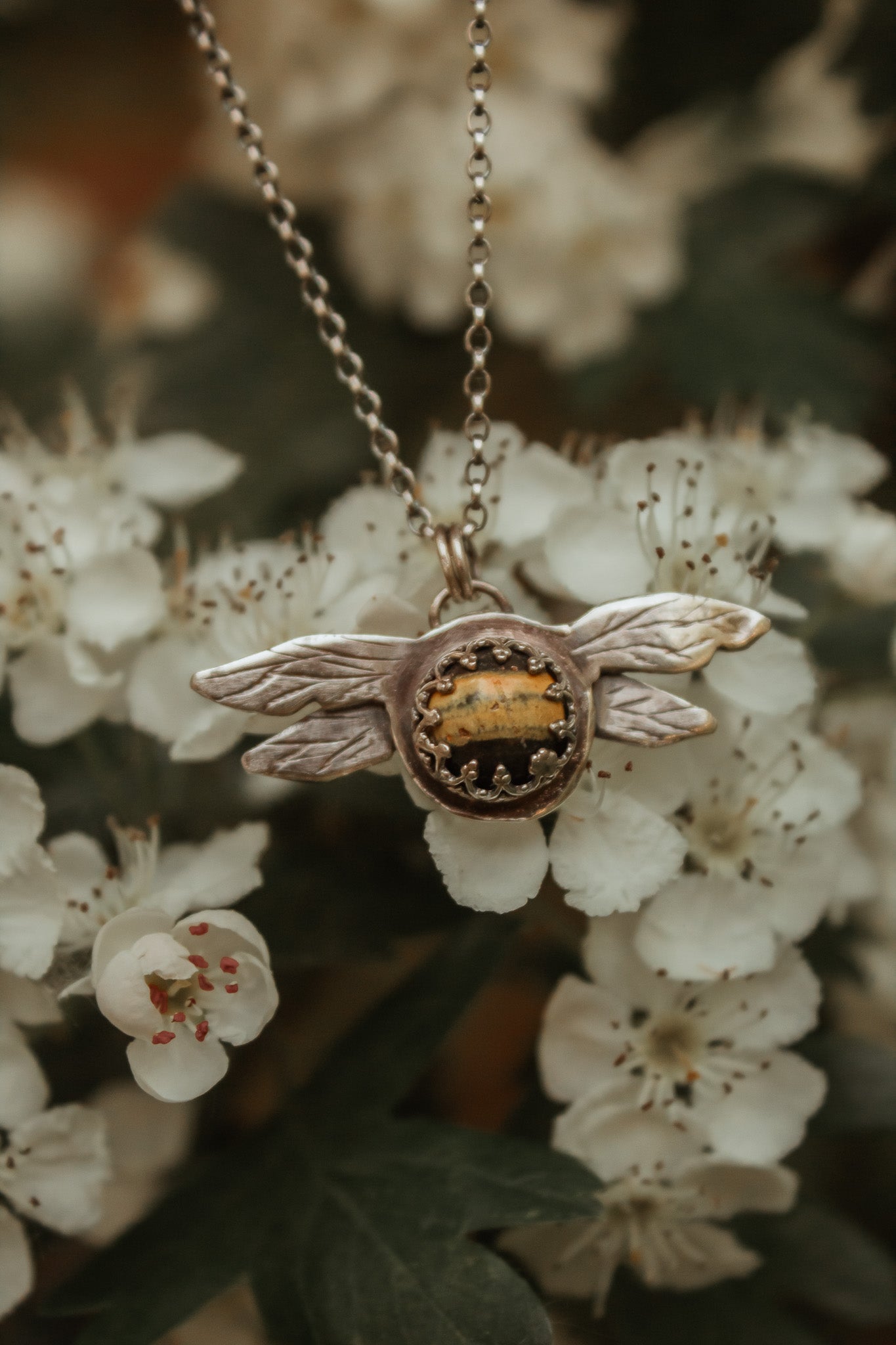 Bumble Bee Necklace
