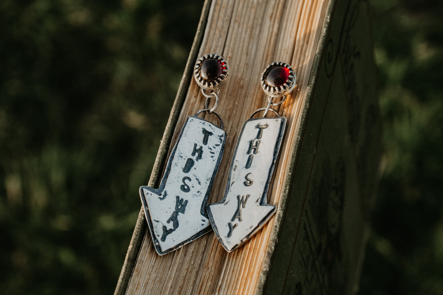 "This Way" Earring Studs