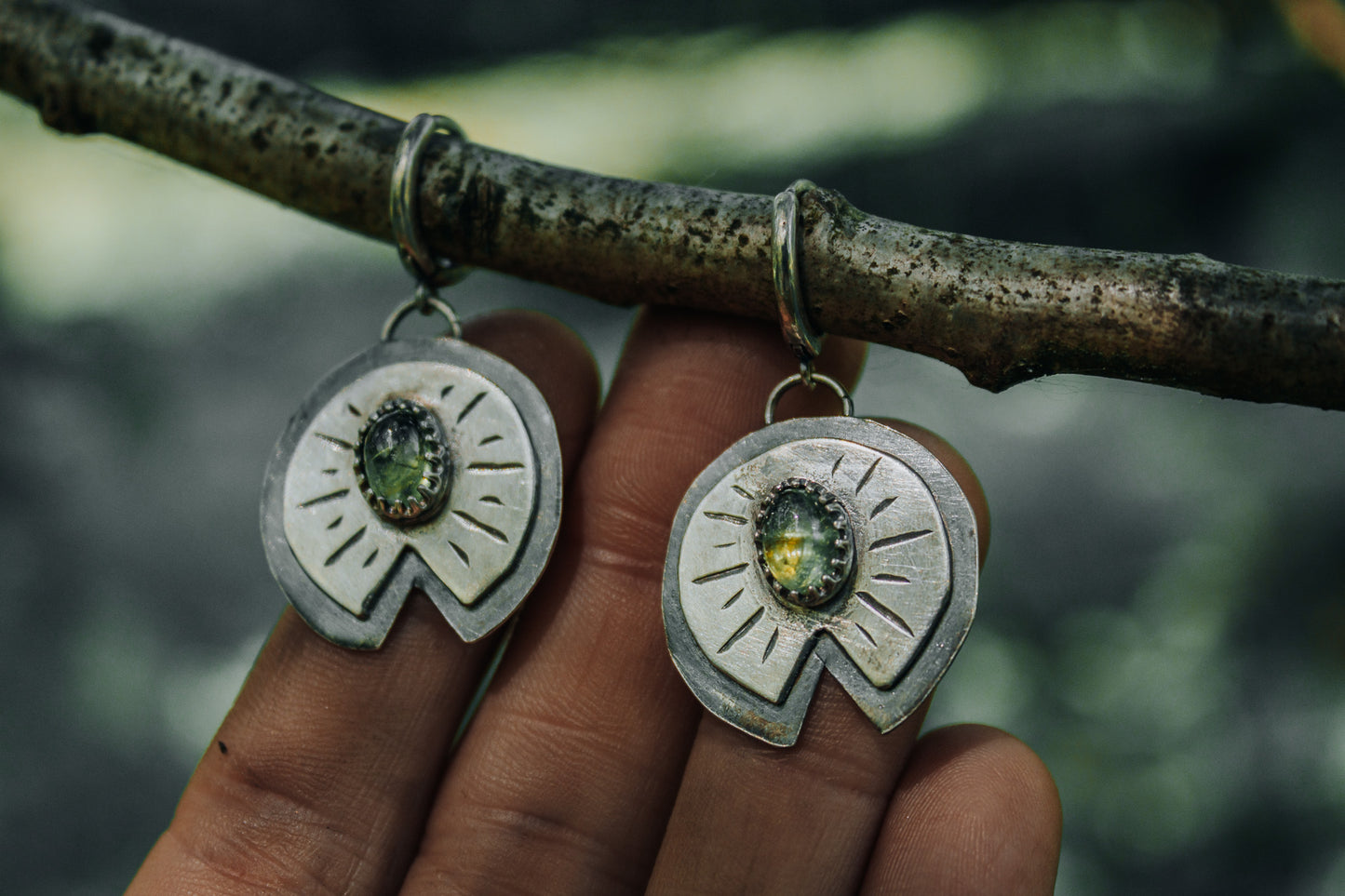 Lily pad Earings