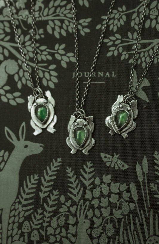 Frolicking Frog Necklaces