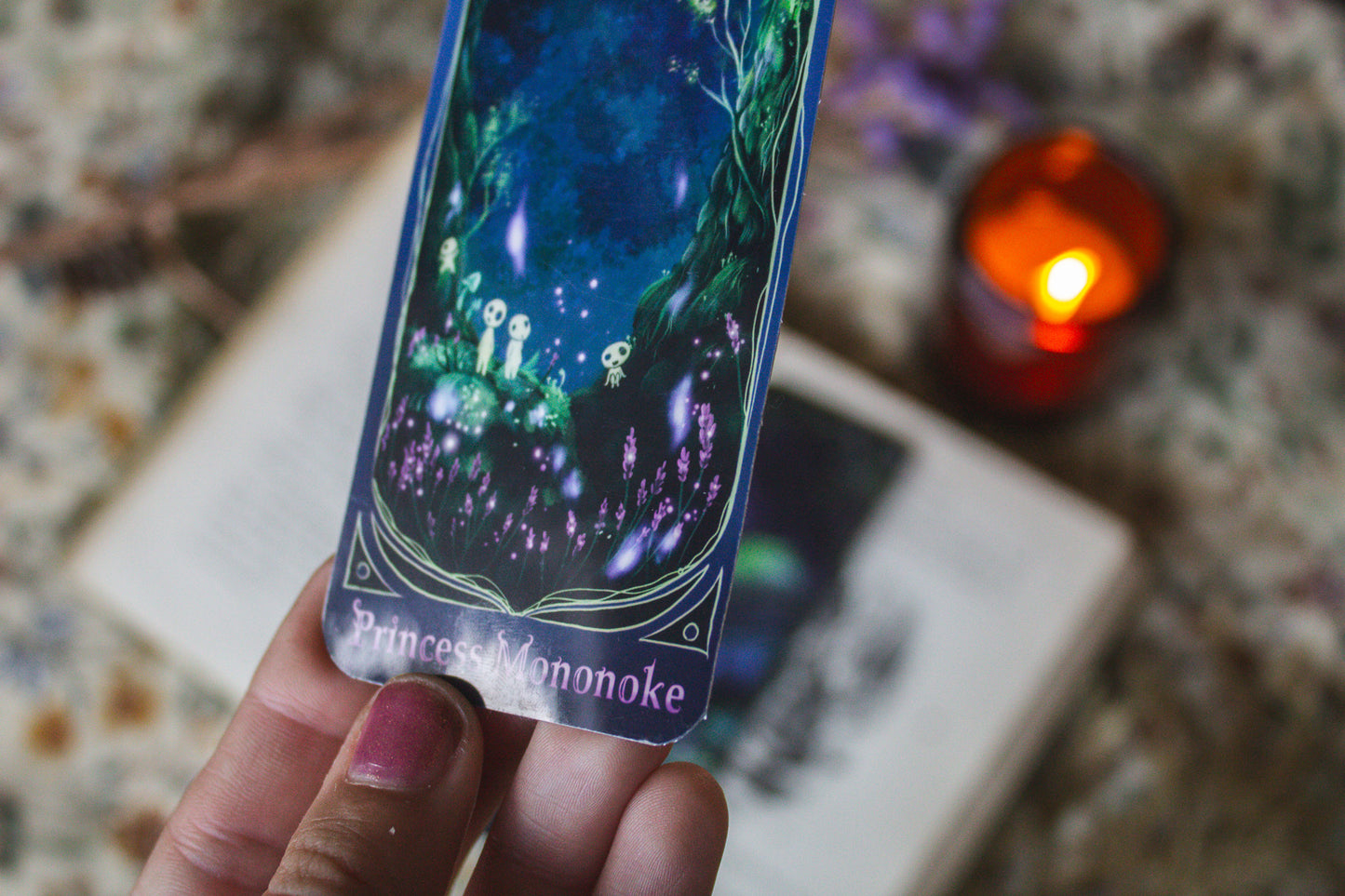 "Blue God" Bookmark From Princess Mononoke