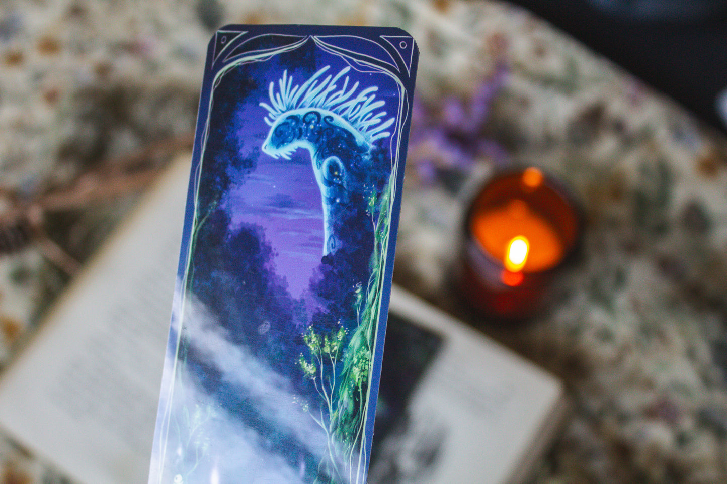 "Blue God" Bookmark From Princess Mononoke