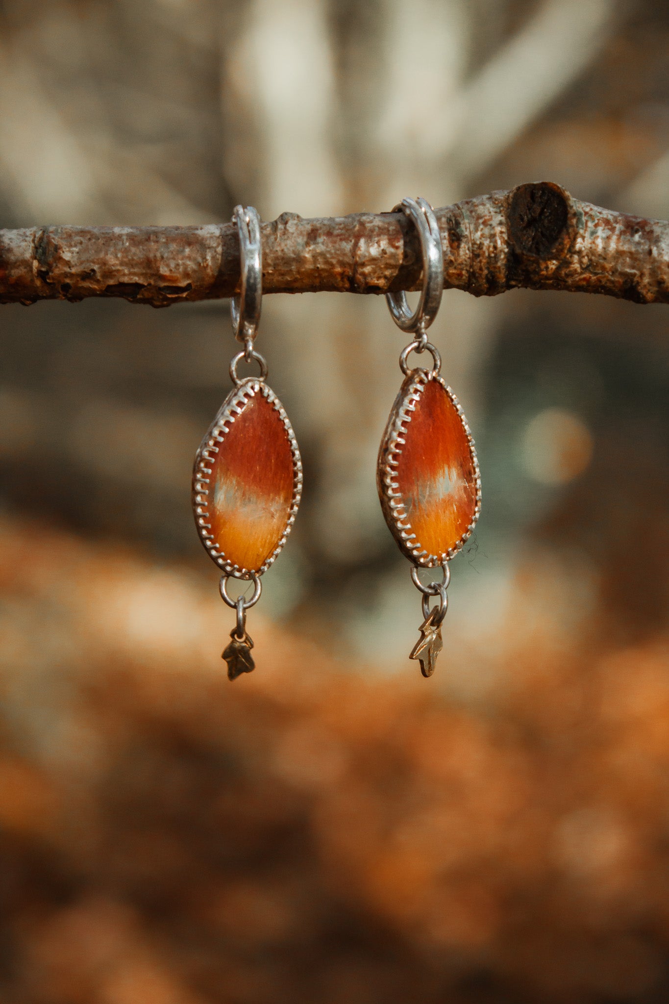 Candy Corn Earrings 1