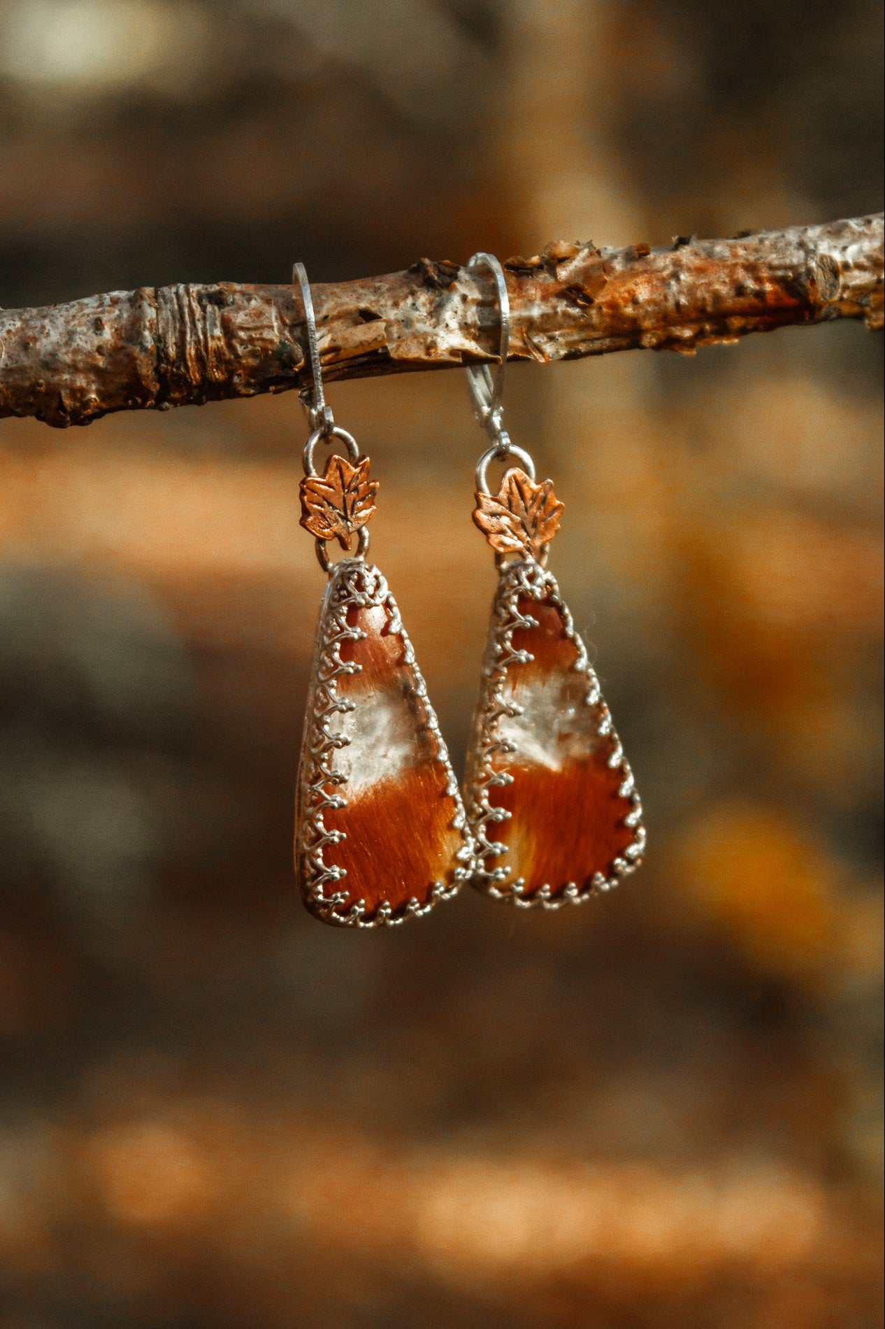 Candy Corn Earrings 2