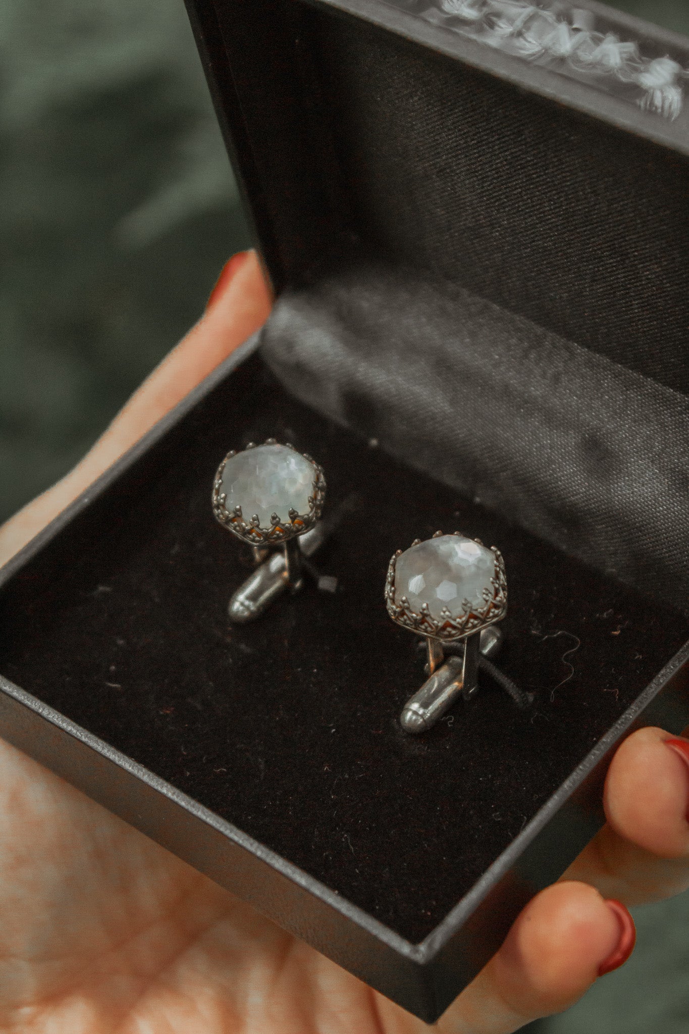 "Royal White" Cufflinks