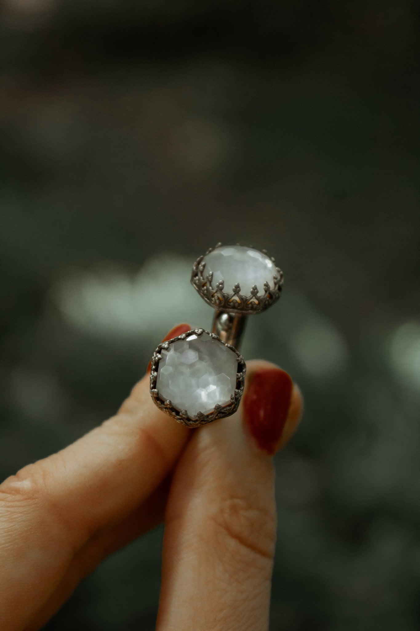"Royal White" Cufflinks