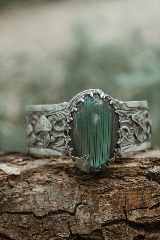 "Mushroom Magic" Cuff Bracelet
