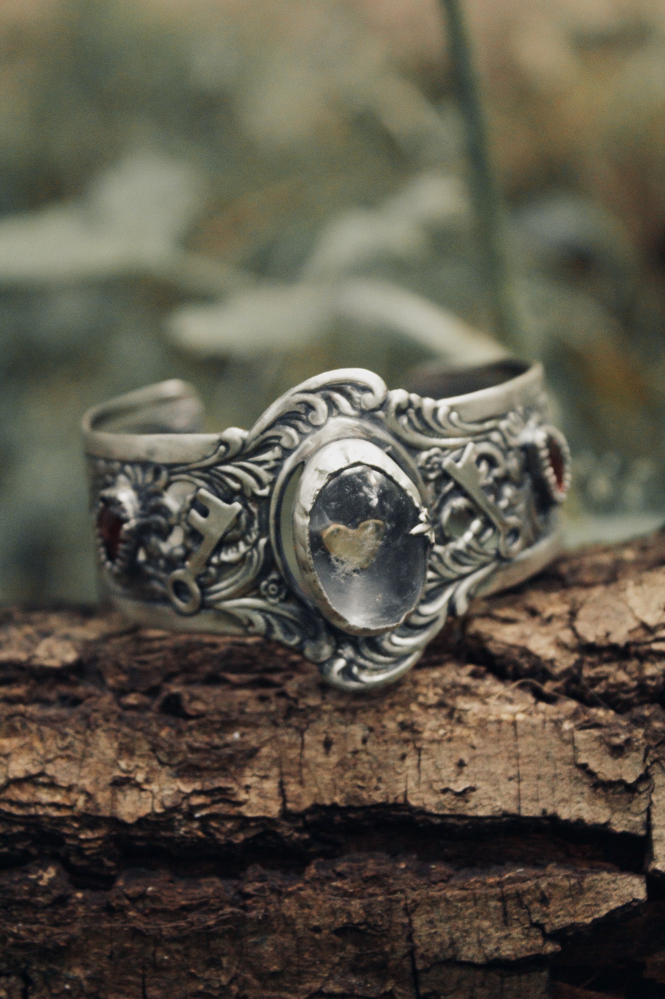 "Queen Of Hearts" Cuff Bracelet