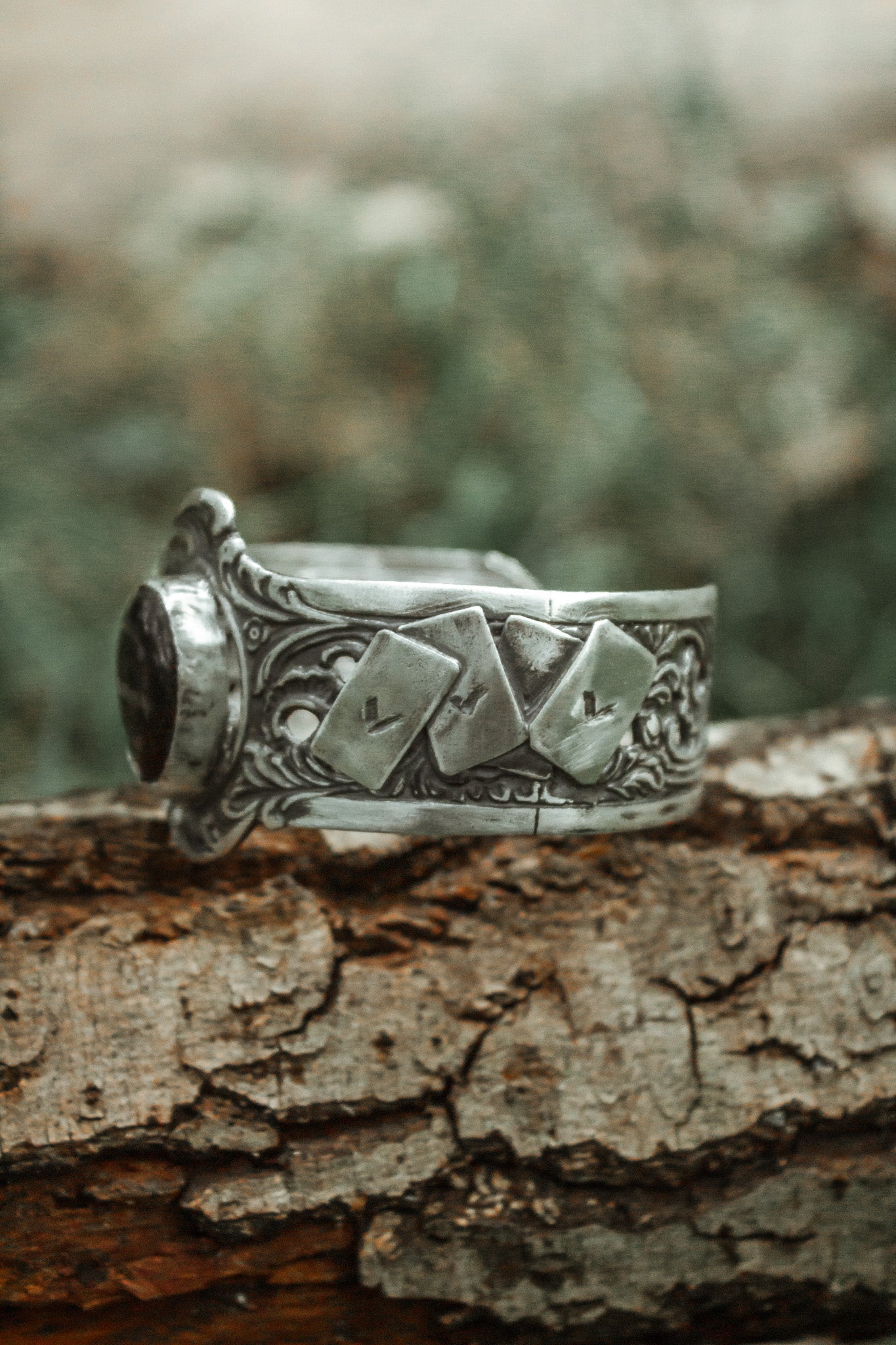 "Dark Deck" Cuff Bracelet