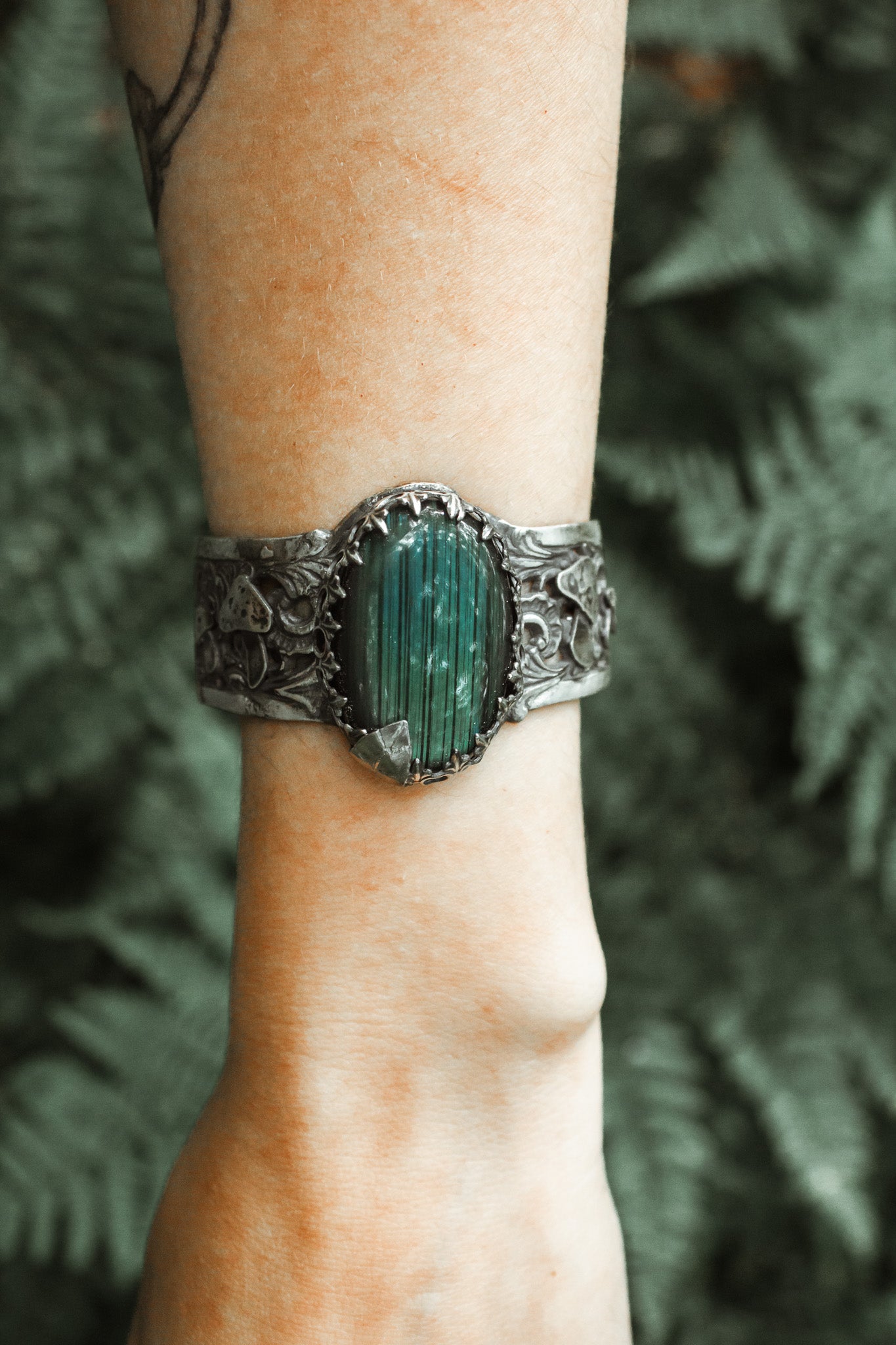 "Mushroom Magic" Cuff Bracelet