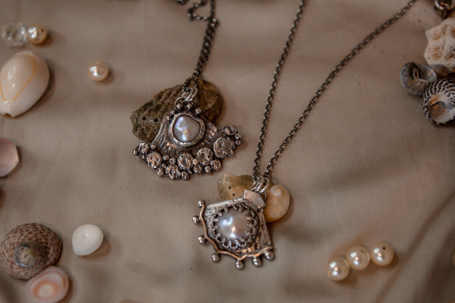 "Aphrodite's Ocean Treasures" Necklaces