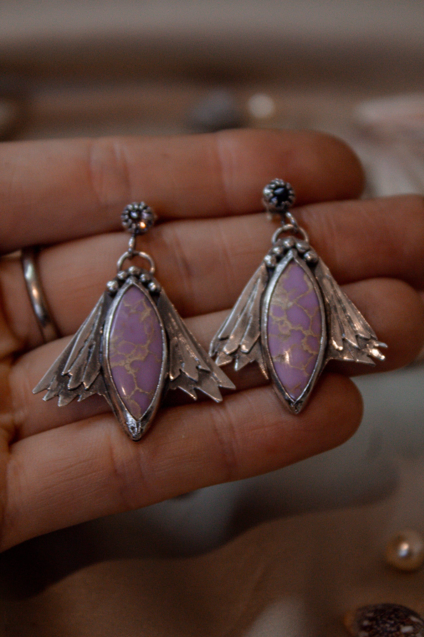 "Cupid's Wings" Earrings