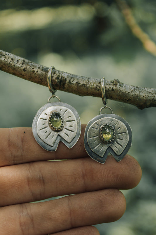 Lily pad Earings